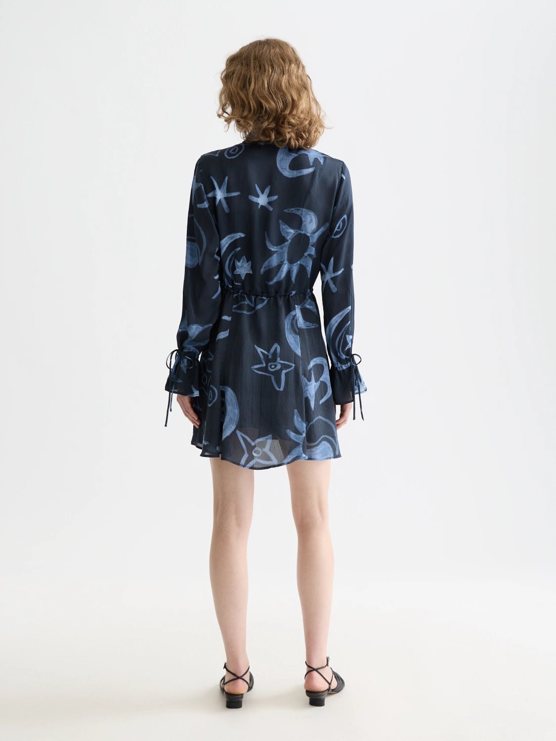 Printed Long Sleeve Mini Dress - Scotch & Soda South Africa