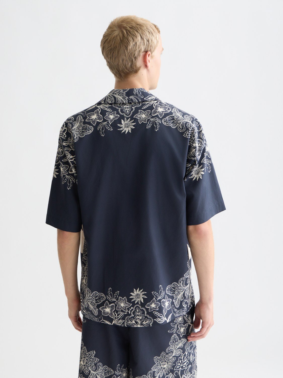Printed Lyocell Relaxedfit Shortsleeved Shirt - Scotch & Soda South Africa