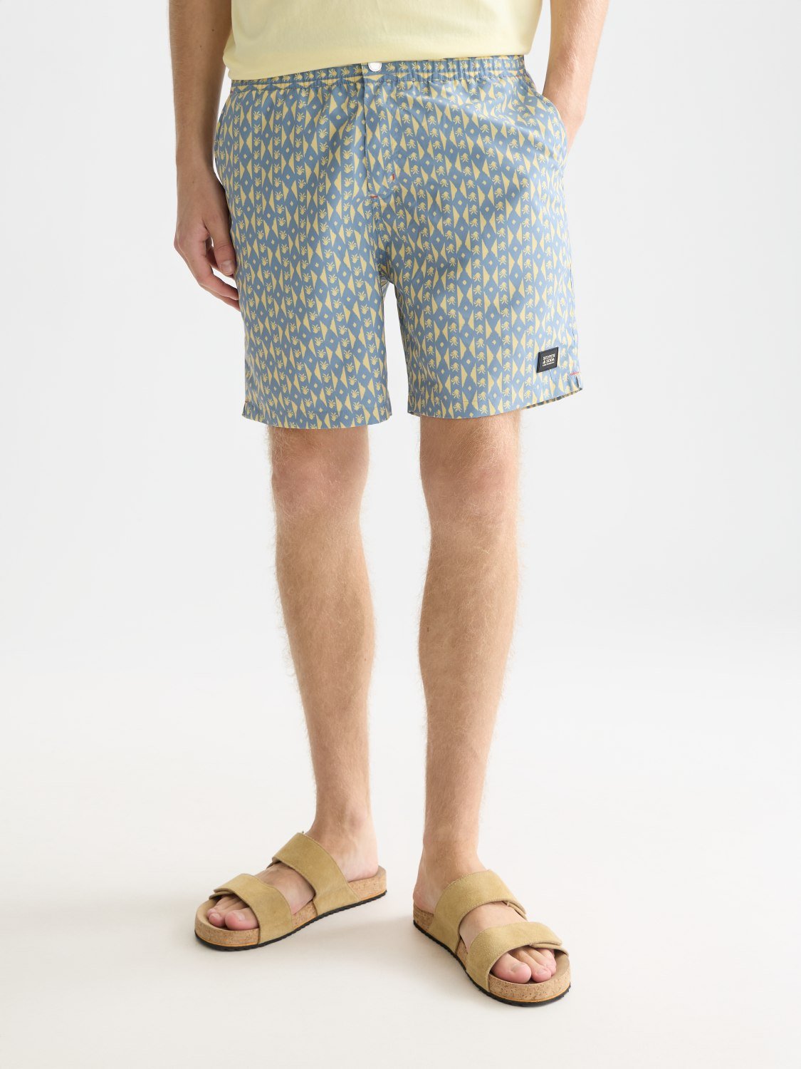Printed Midlength Swim Shorts - Scotch & Soda South Africa