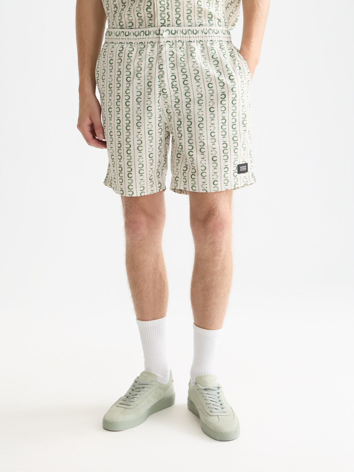 Printed Midlength Swim Shorts - Scotch & Soda South Africa