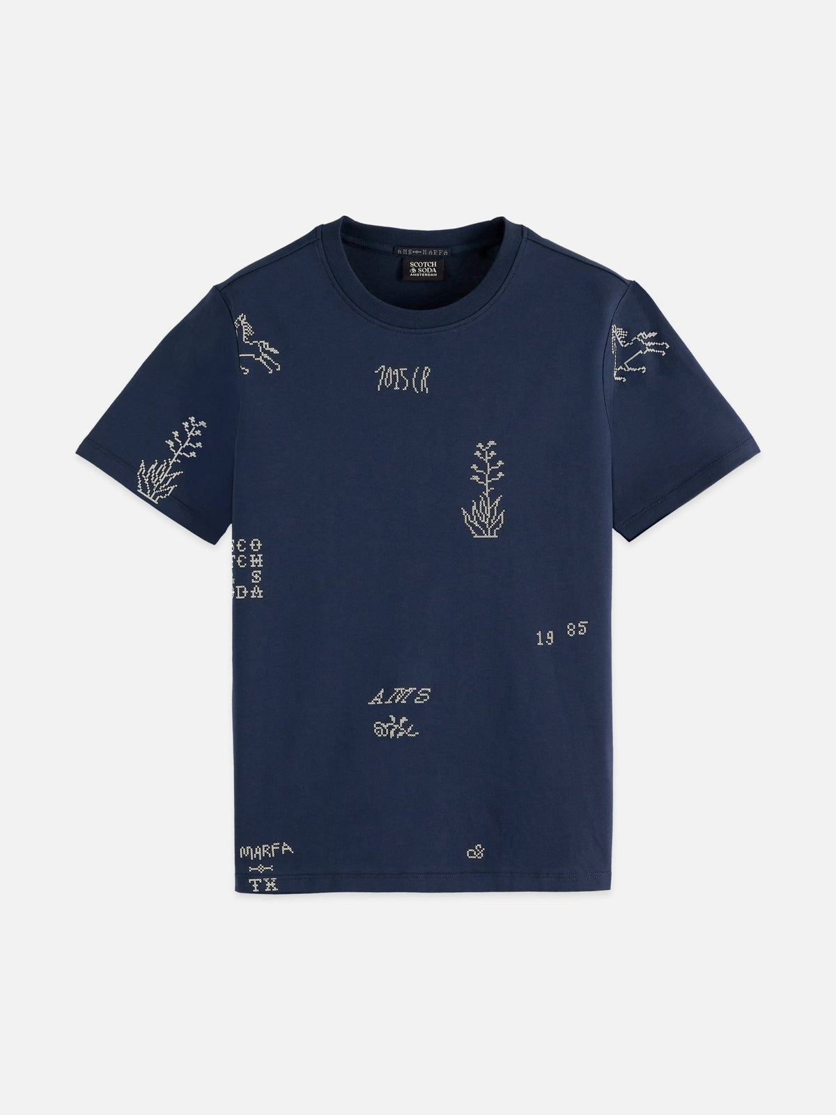 Printed Regular Fit T-Shirt - Scotch & Soda South Africa