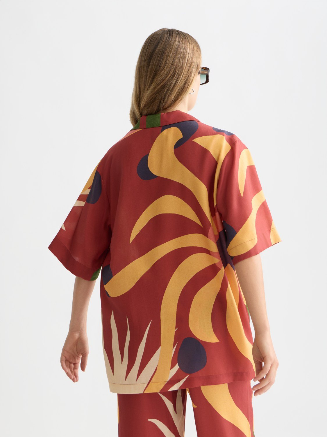 Printed Short Sleeved Relaxed Fit Shirt - Scotch & Soda South Africa