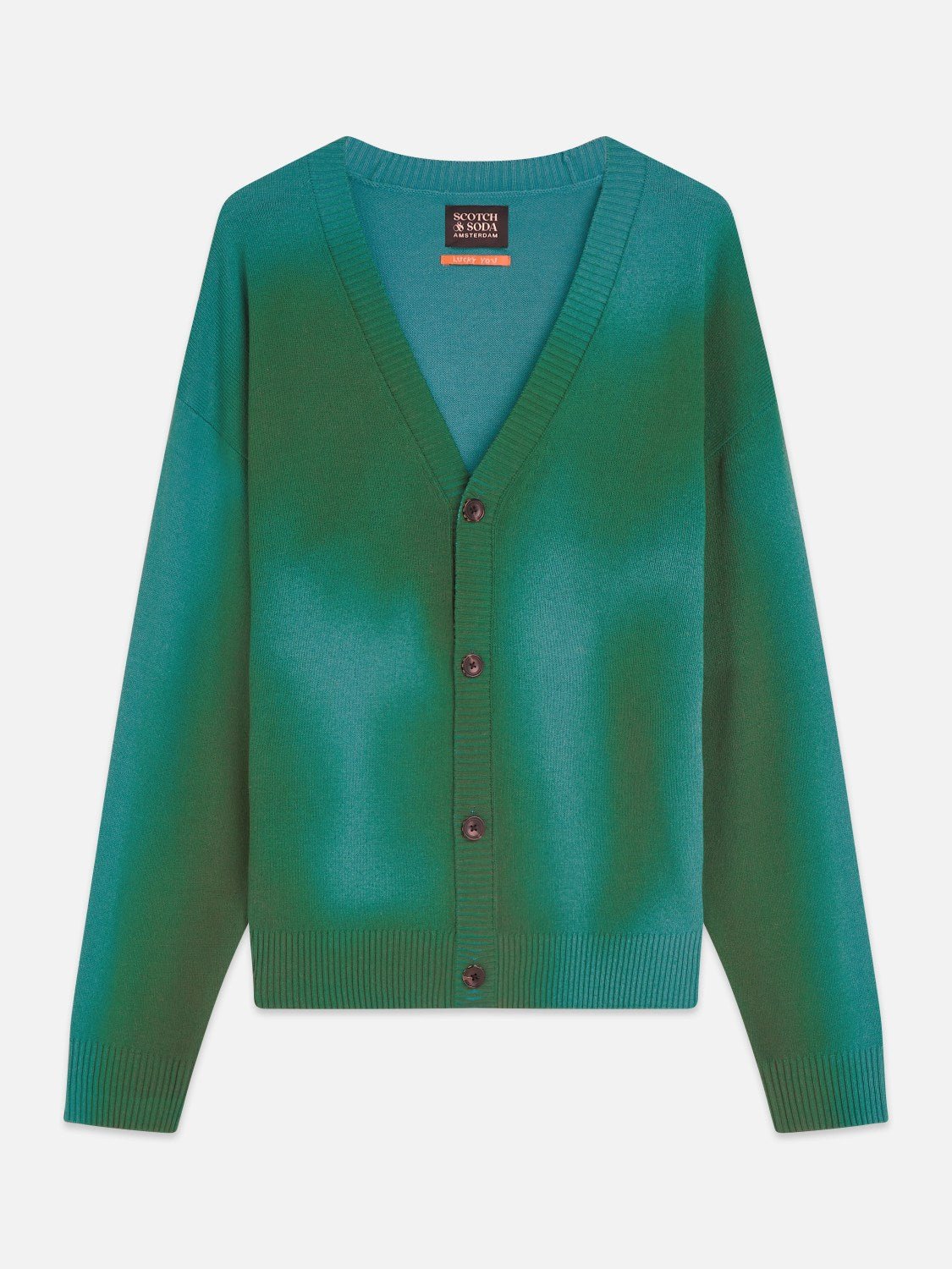 Printed Two Color Relaxedfit Cardigan - Scotch & Soda South Africa