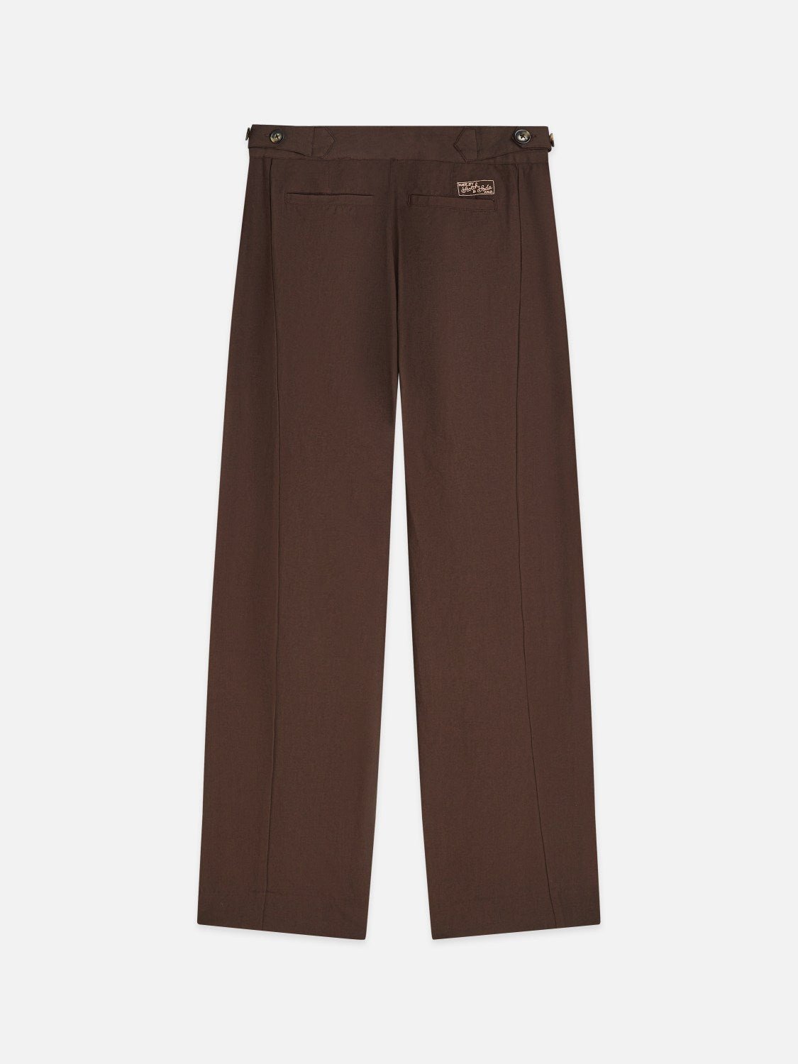 Quinn - Mid Rise Wide Leg Linen Cotton Pants - Scotch & Soda South Africa