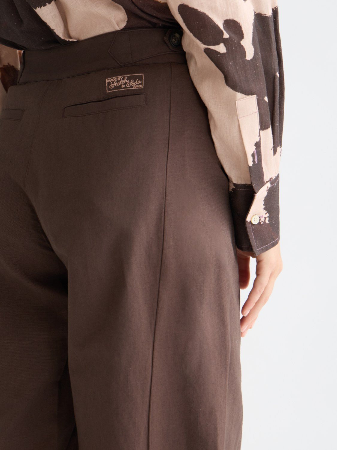Quinn - Mid Rise Wide Leg Linen Cotton Pants - Scotch & Soda South Africa