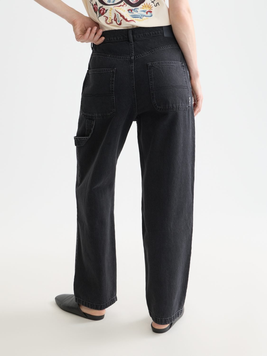 Raine High Rise Wide Leg — Black Sun - Scotch & Soda South Africa