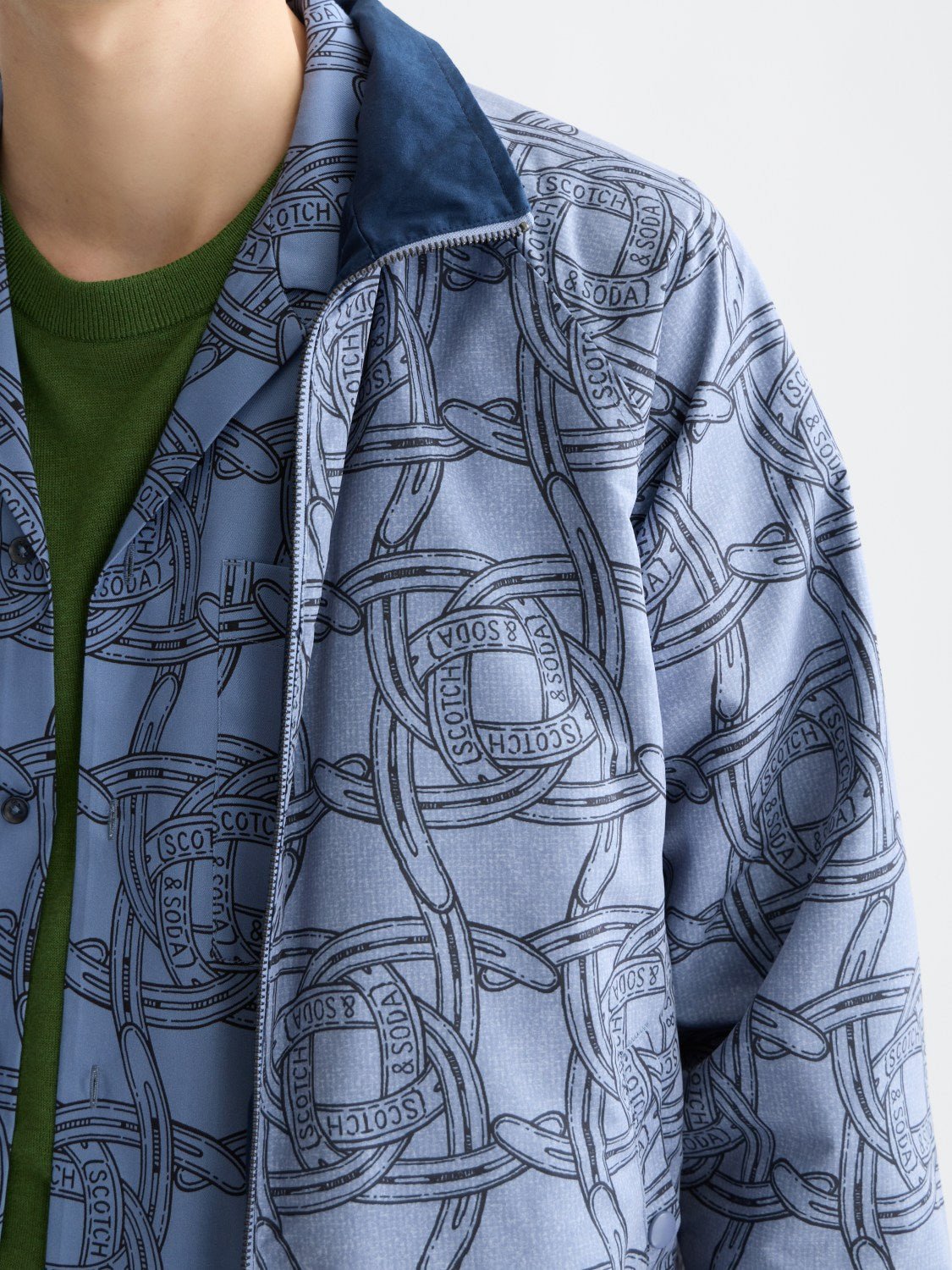 Reversible Printed Jacket - Scotch & Soda South Africa