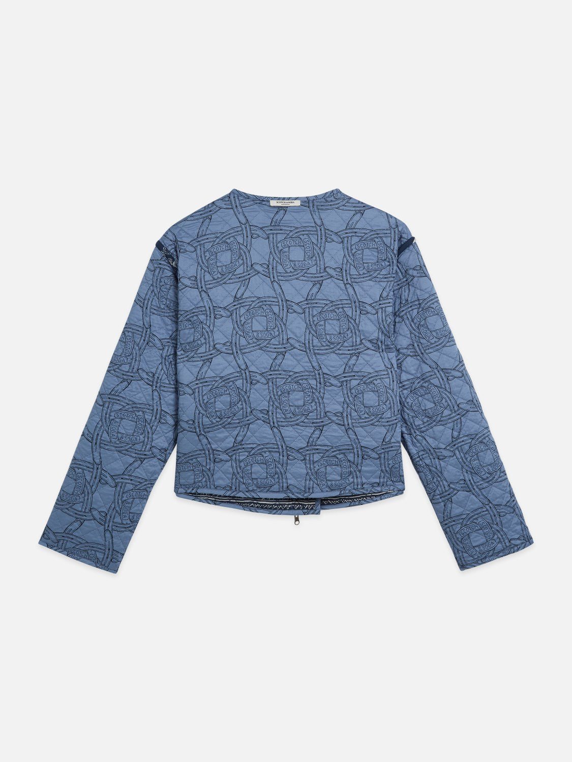 Reversible Printed Quilted Jacket - Scotch & Soda South Africa
