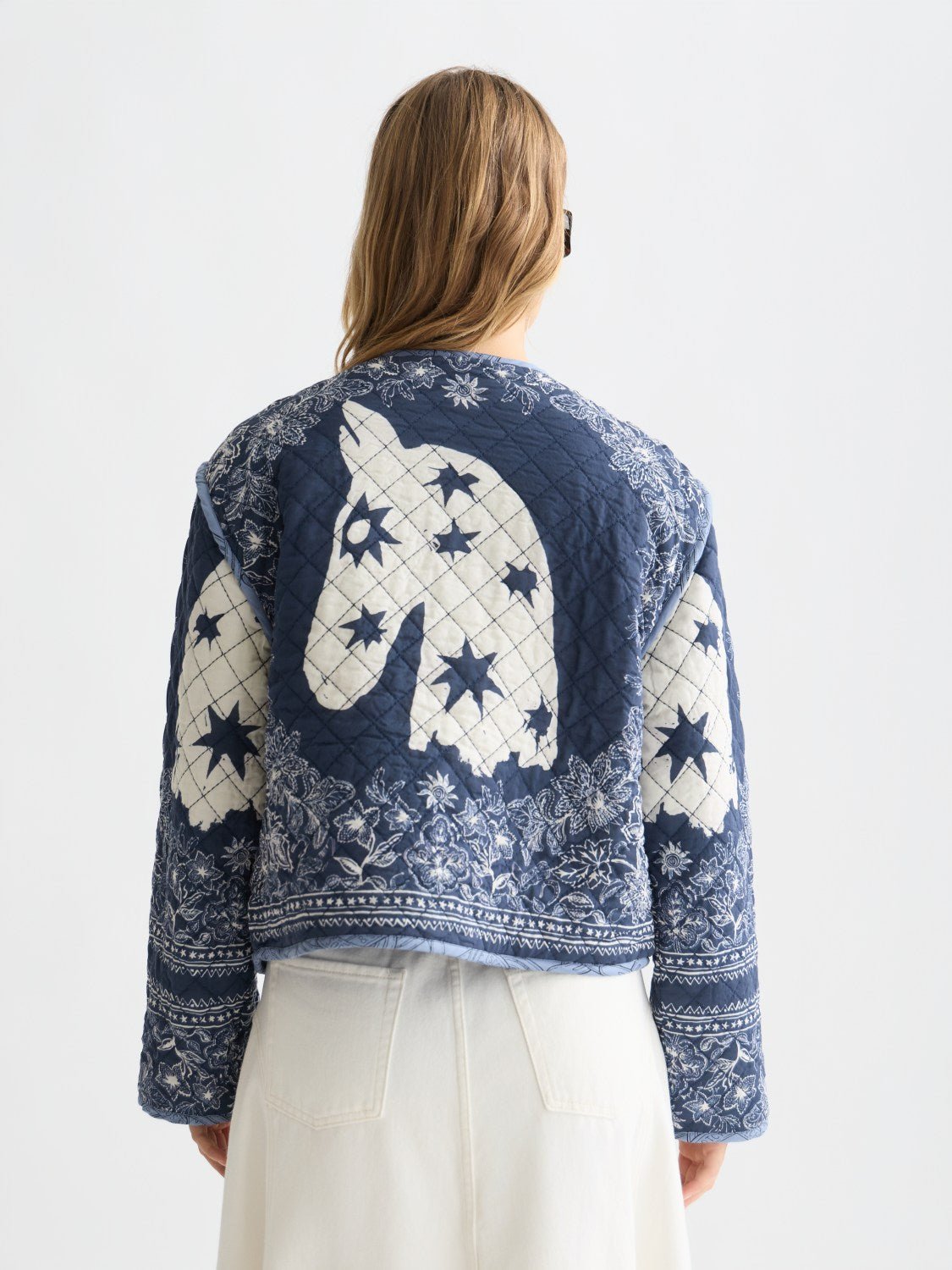 Reversible Printed Quilted Jacket - Scotch & Soda South Africa
