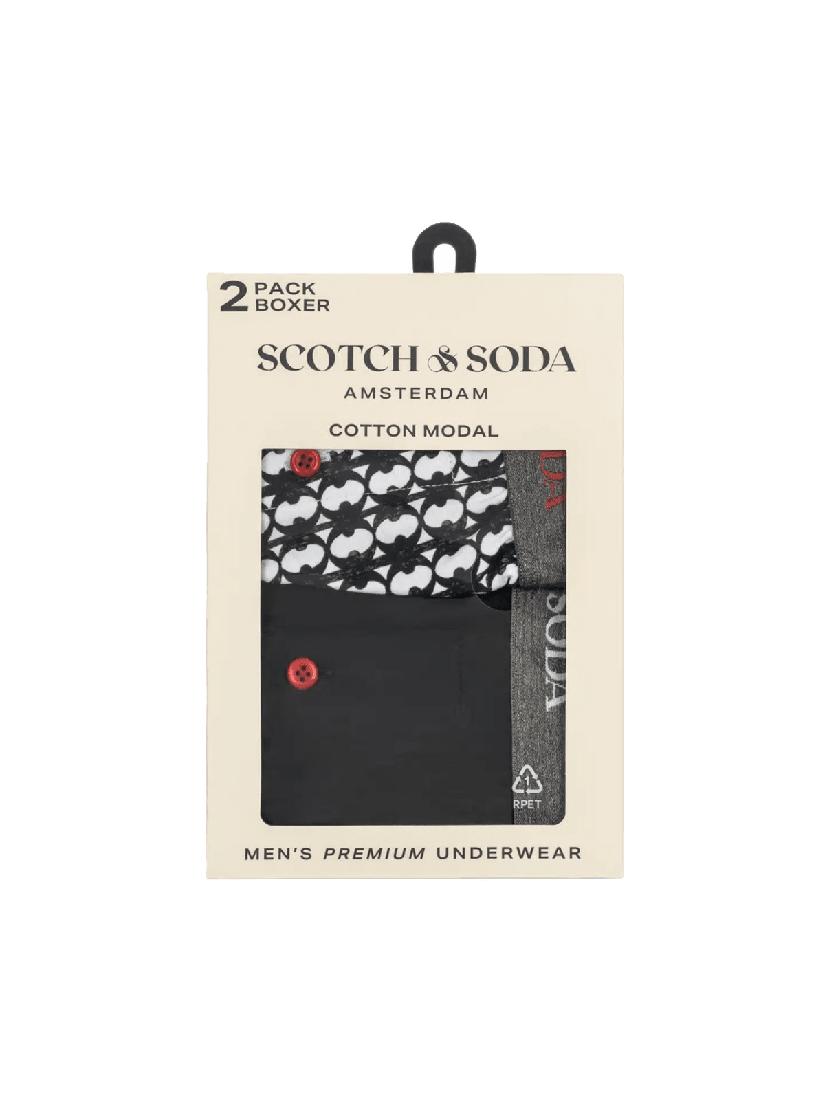 Scotch & Soda Sp25 Men'S 2Pk Modal Knit Boxer - Mainline Fas - Scotch & Soda South Africa