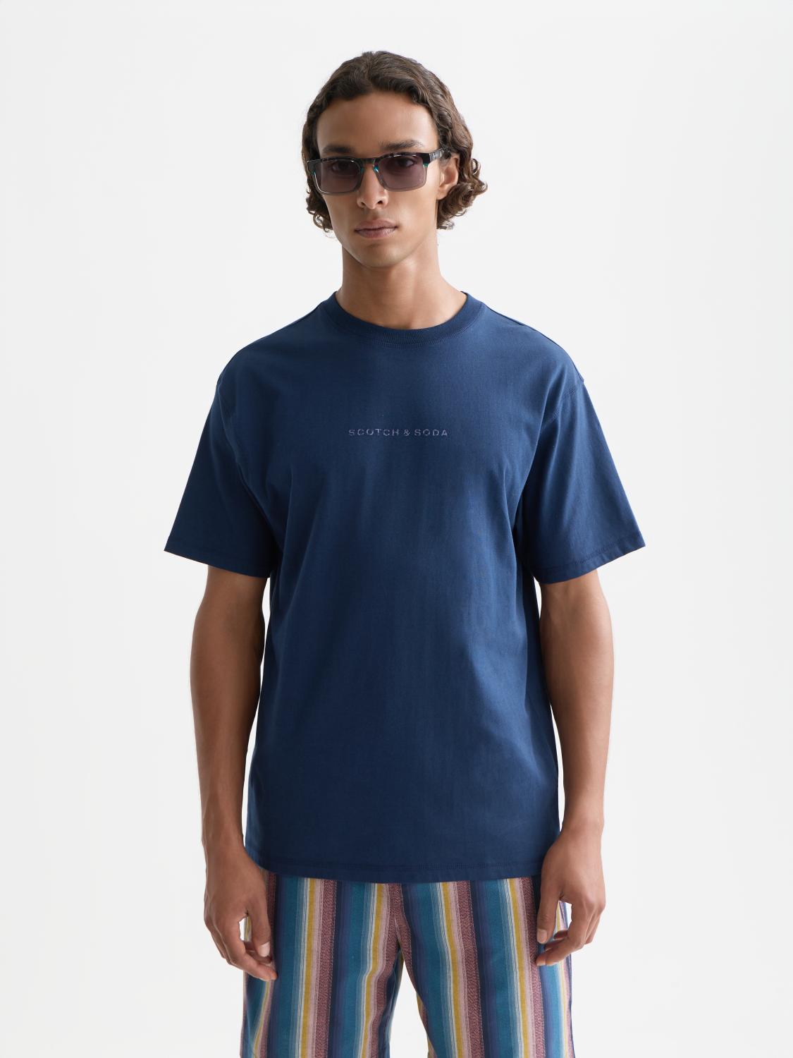 Seasonal Core Chest Artwork Relaxed-Fit T-Shirt - Scotch & Soda South Africa