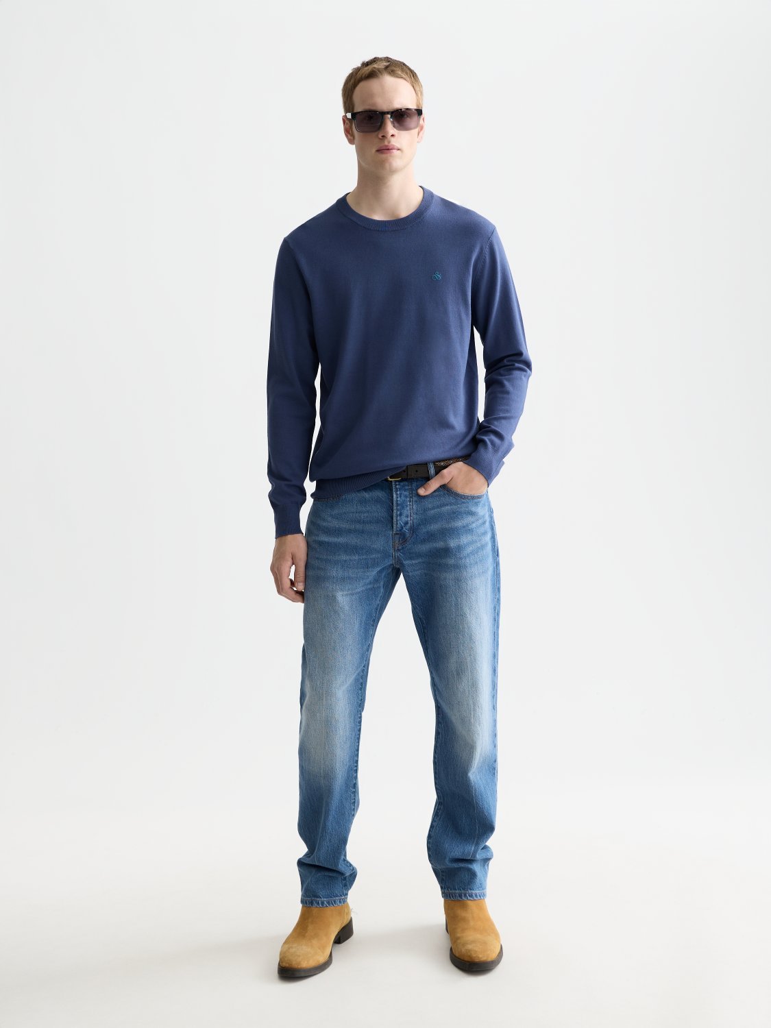 Seasonal Core Ecovero Pullover - Scotch & Soda South Africa