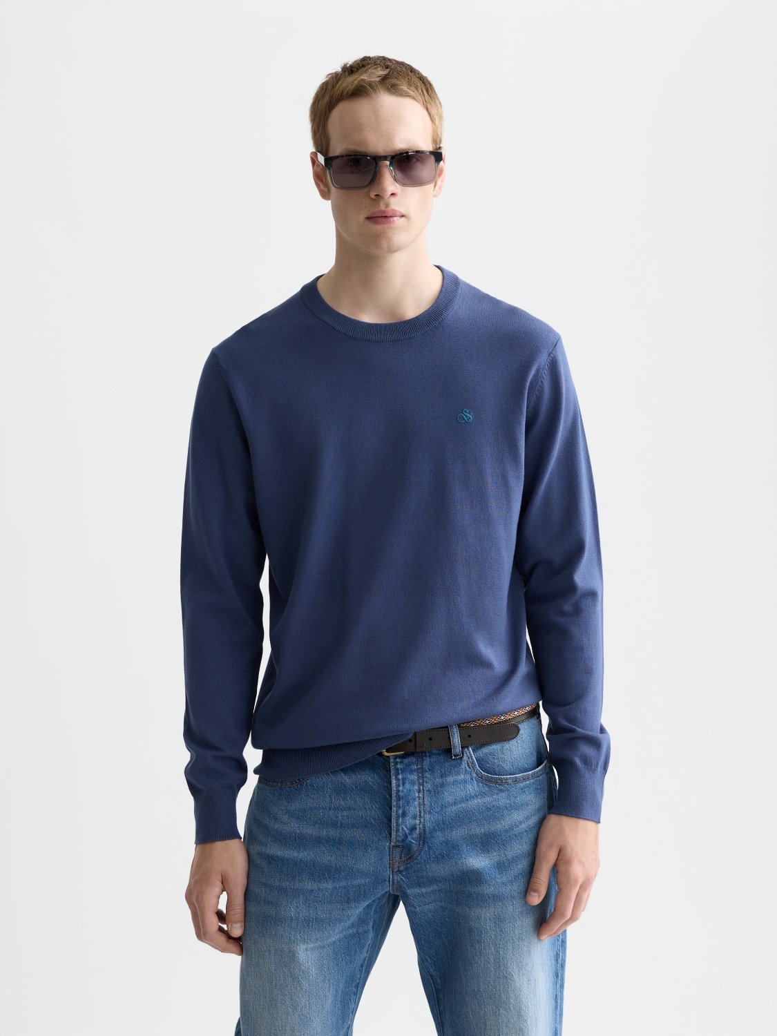 Seasonal Core Ecovero Pullover - Scotch & Soda South Africa