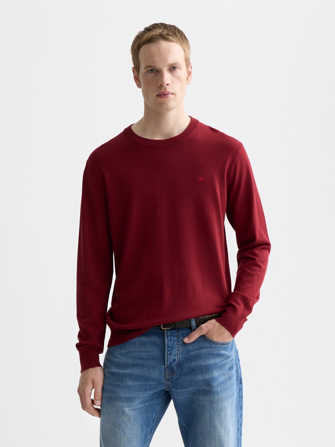 Seasonal Core Ecovero Pullover - Scotch & Soda South Africa