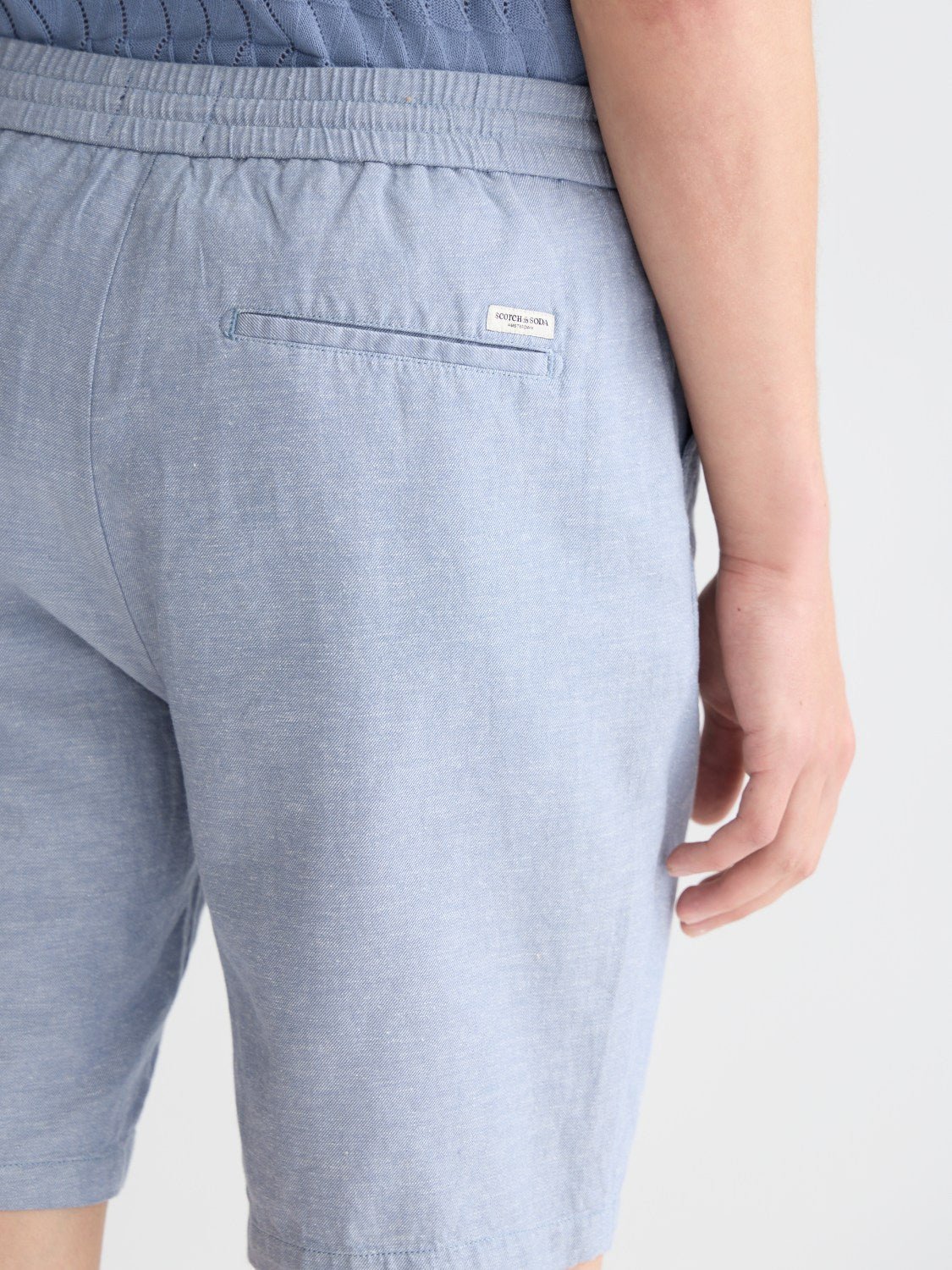 Seasonal Core Fave Cotton Linen Regularfit Chino Shorts - Scotch & Soda South Africa