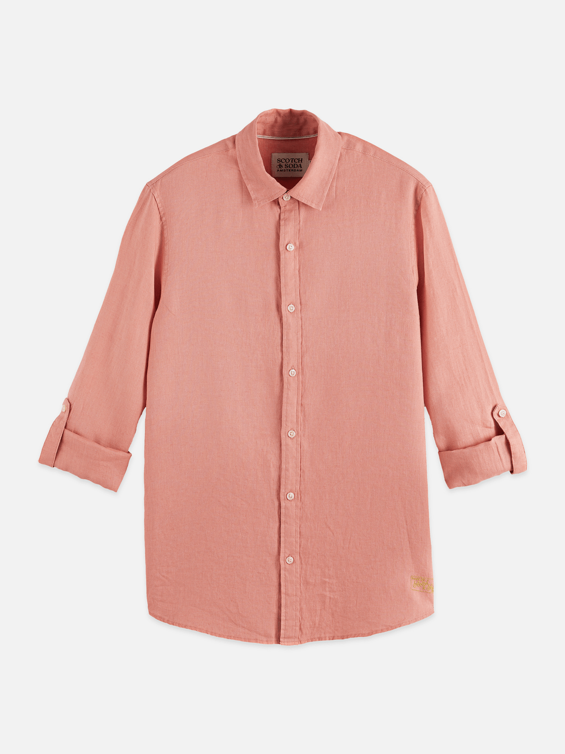 Seasonal Core Linen Regular-Fit Shirt - Scotch & Soda South Africa