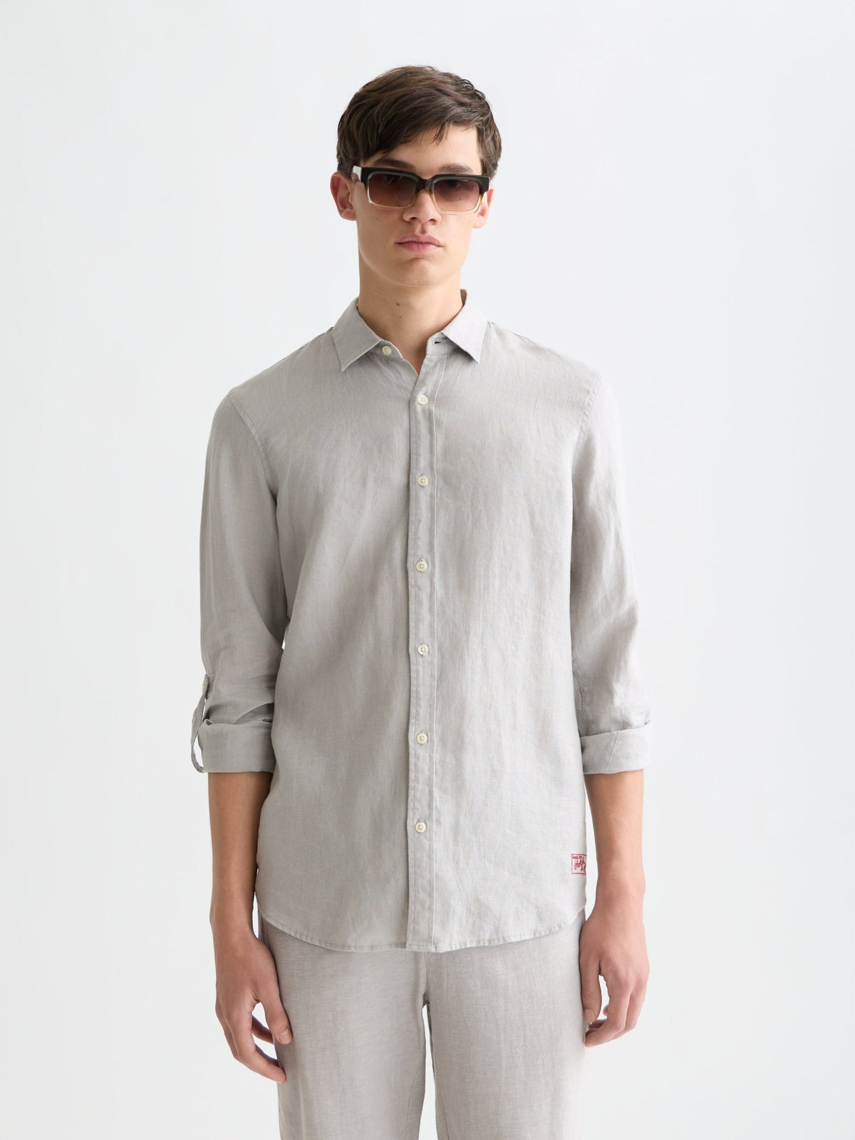 Seasonal Core Linen Regular-Fit Shirt - Scotch & Soda South Africa