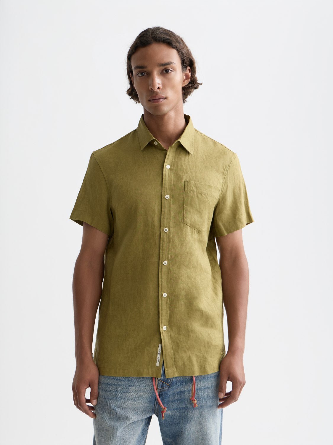 Seasonal Core Linen Regular-Fit Short Sleeve Shirt - Scotch & Soda South Africa