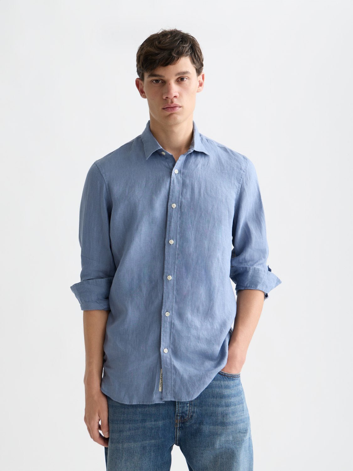 Seasonal Core Linen Regularfit Shirt - Scotch & Soda South Africa