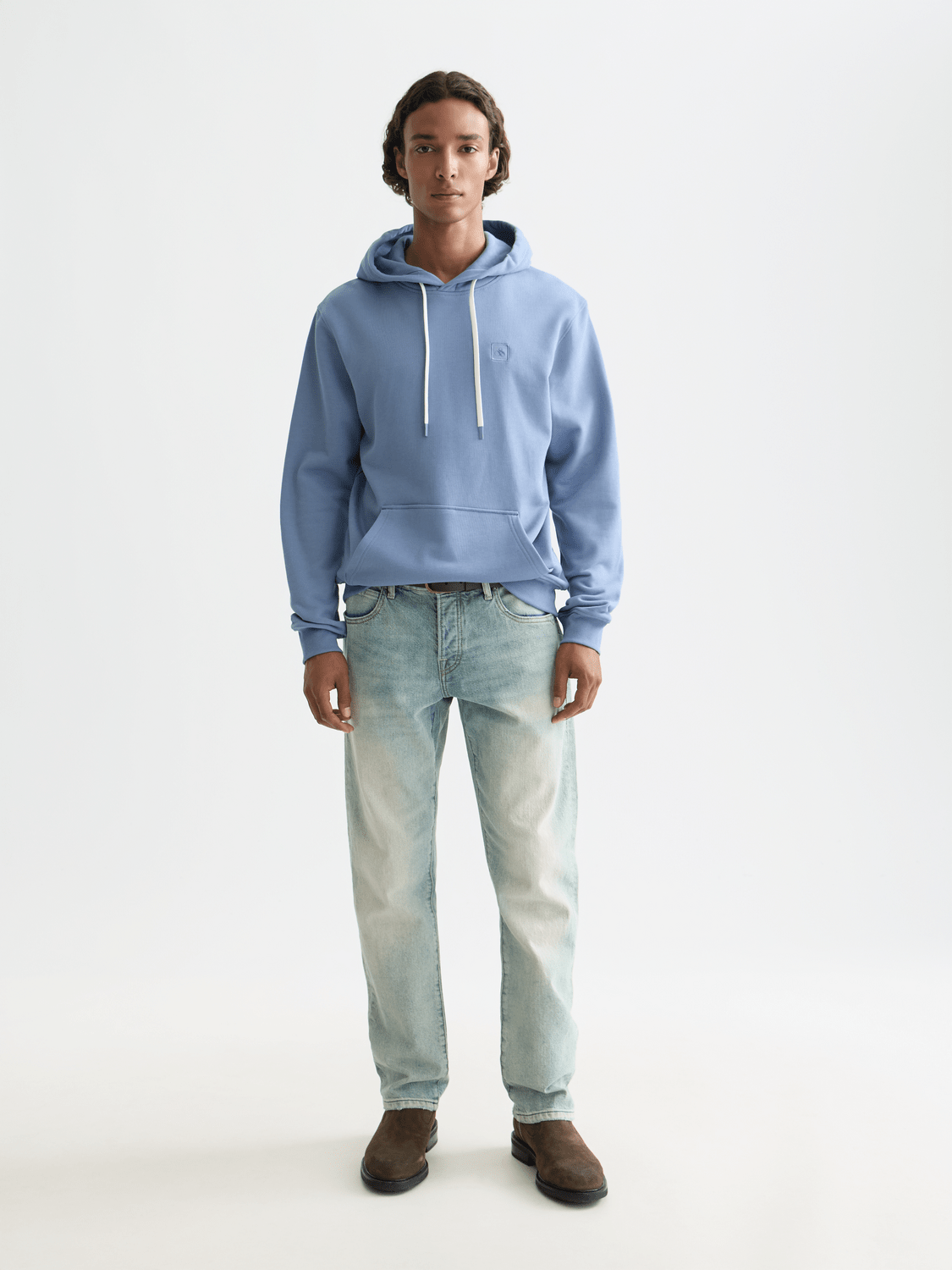 Seasonal Core Logo Badge Regular-Fit Hoodie - Scotch & Soda South Africa