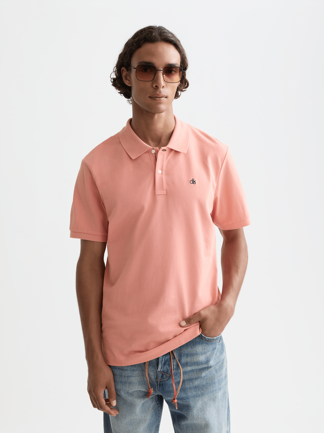 Seasonal Core Pique Chest Logo Polo - Scotch & Soda South Africa