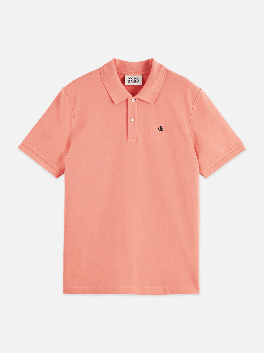 Seasonal Core Pique Chest Logo Polo - Scotch & Soda South Africa
