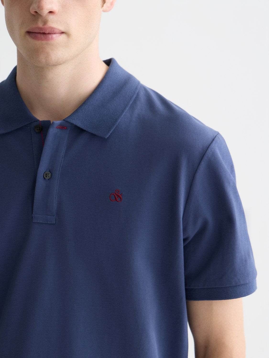 Seasonal Core Pique Chest Logo Polo - Scotch & Soda South Africa