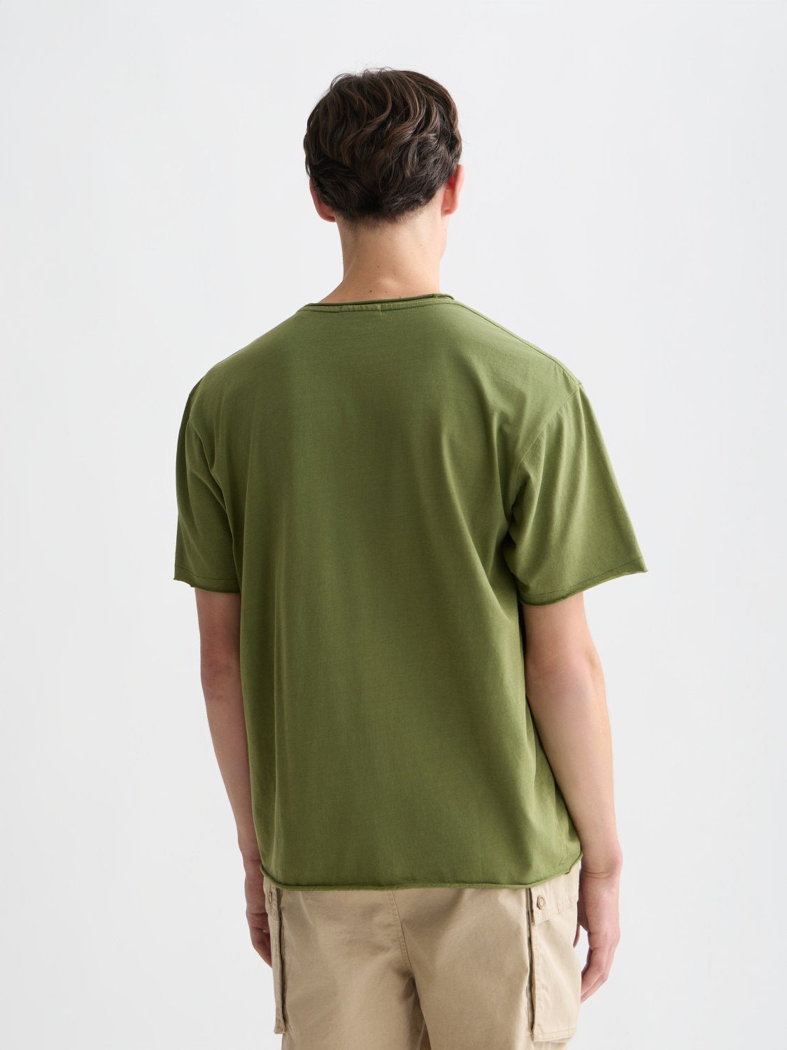 Seasonal Core Rawedged Relaxedfit Garmentdyed Tshirt - Scotch & Soda South Africa