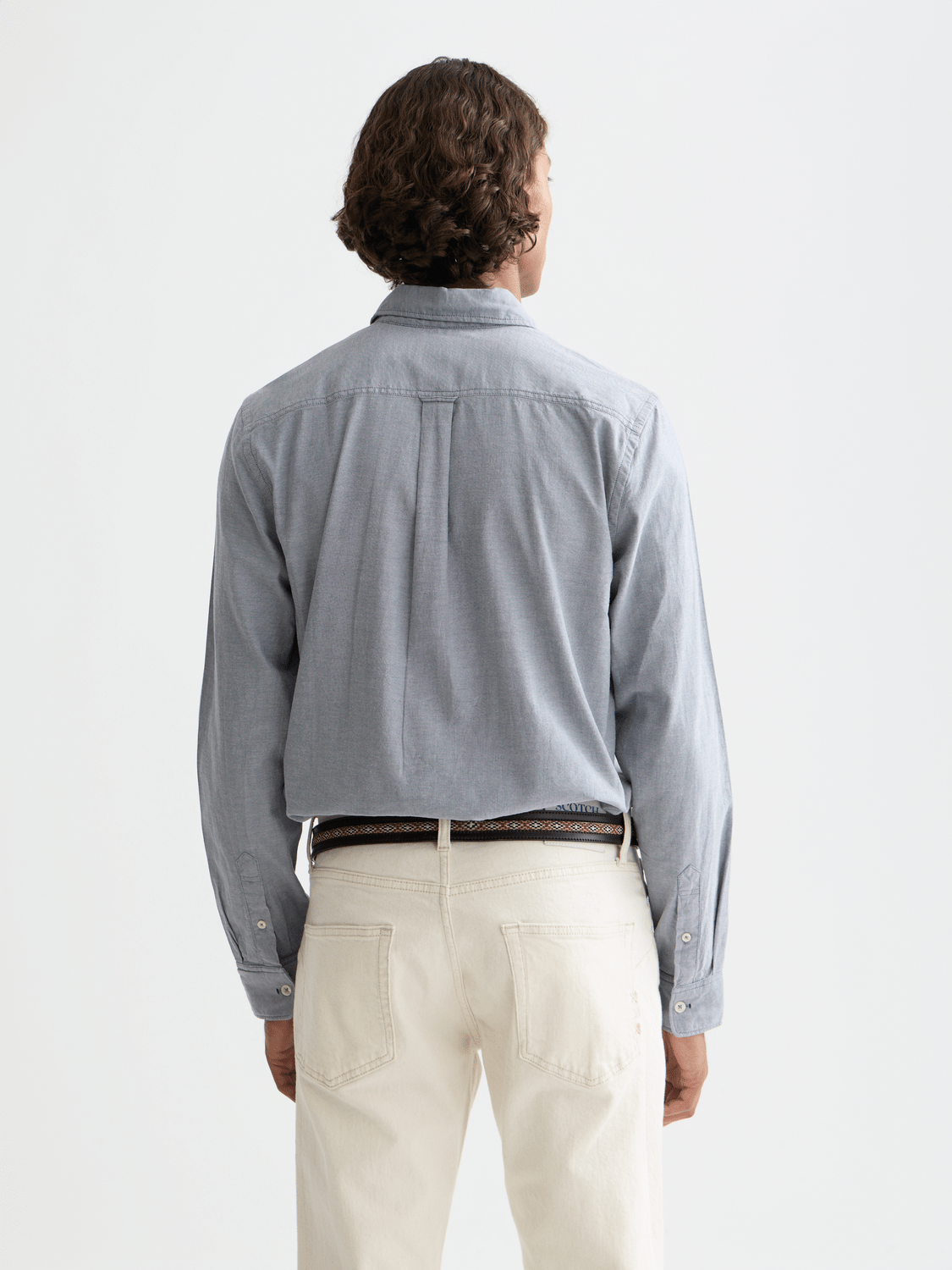 Seasonal Core Solid Oxford Regular-Fit Shirt - Scotch & Soda South Africa