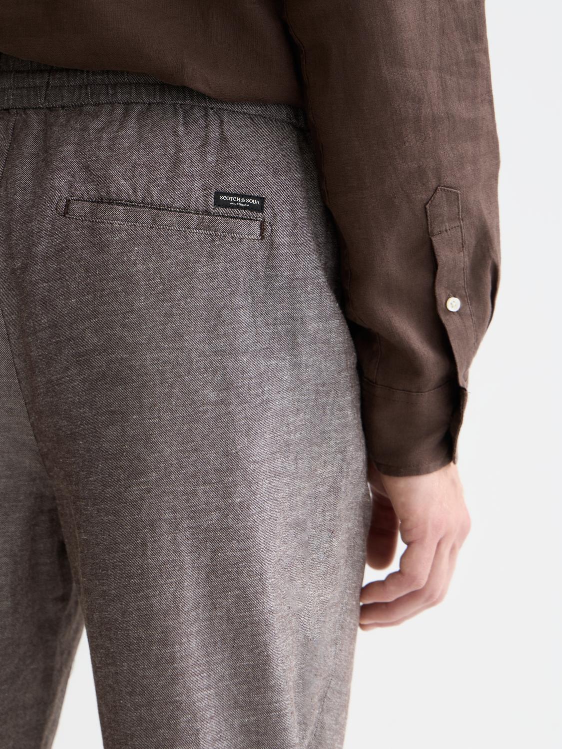 Seasonal Core Warren Cotton Linen Jogger - Scotch & Soda South Africa