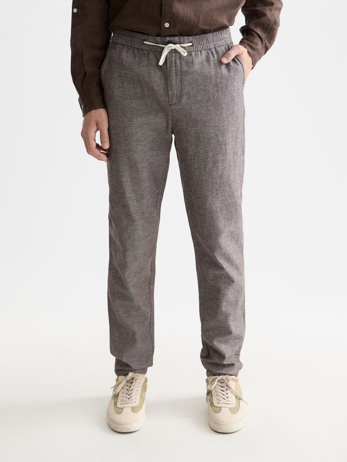 Seasonal Core Warren Cotton Linen Jogger - Scotch & Soda South Africa