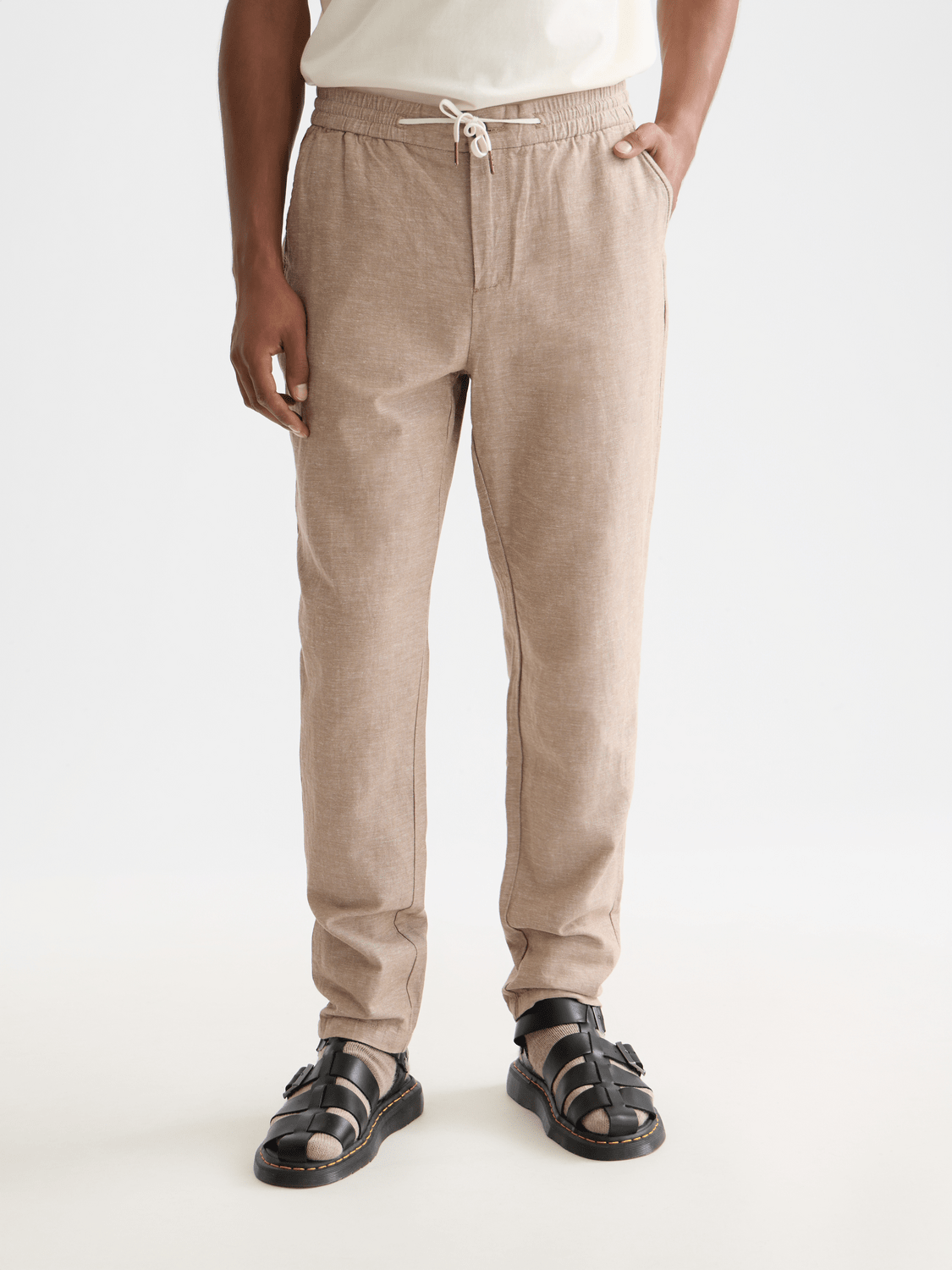 Seasonal Core Warren Cotton Linen Jogger - Scotch & Soda South Africa