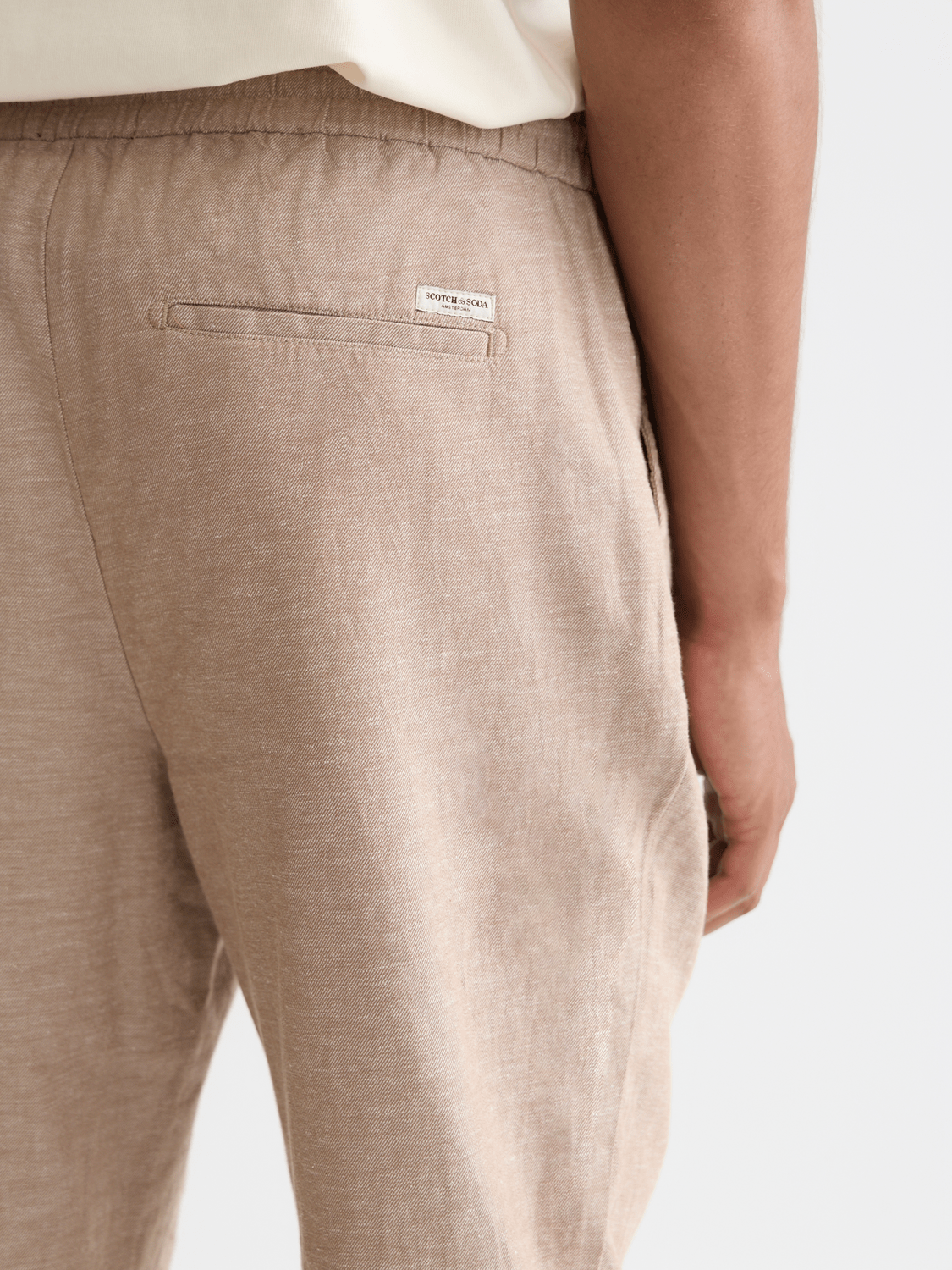 Seasonal Core Warren Cotton Linen Jogger - Scotch & Soda South Africa