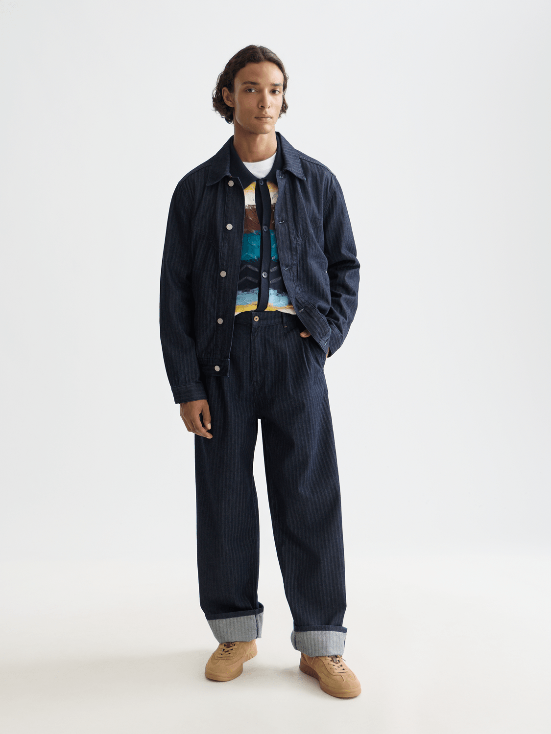 Seasonal Loose Fit Denim Chino - Scotch & Soda South Africa