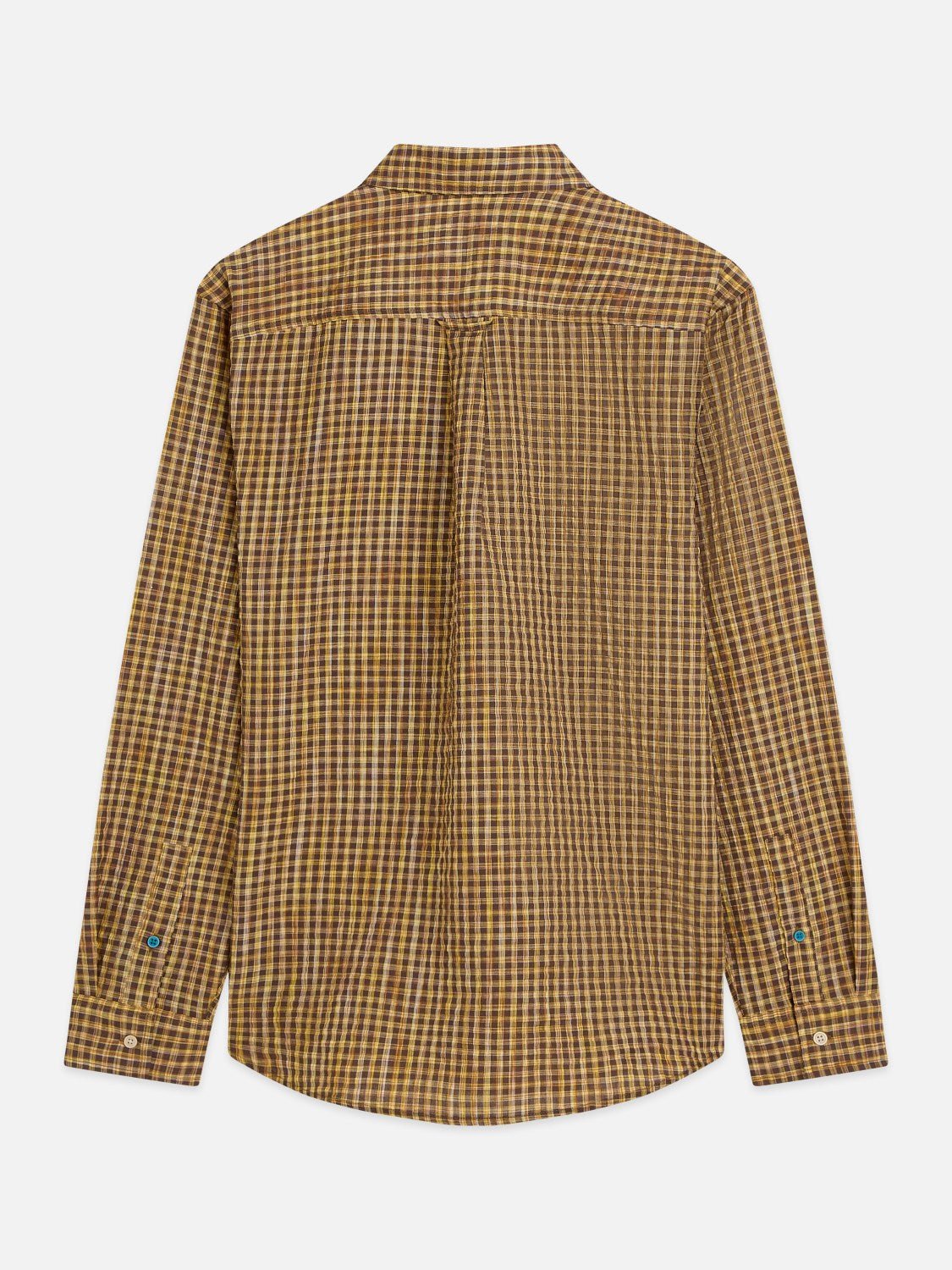 Seersucker Micro Check Relaxedfit Shirt - Scotch & Soda South Africa