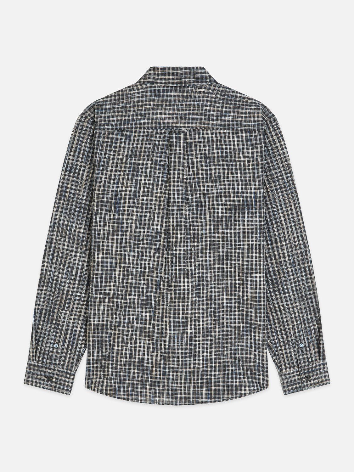Seersucker Micro Check Relaxedfit Shirt - Scotch & Soda South Africa