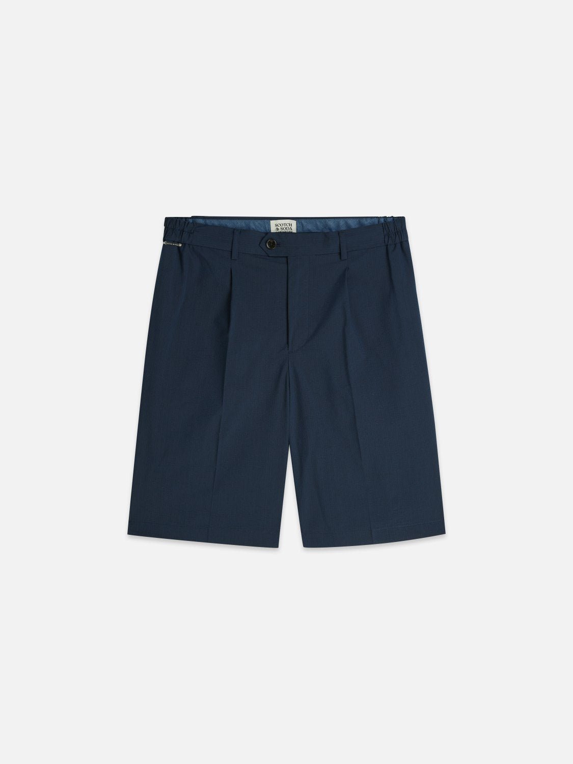 Seersucker Widefit Bermuda Shorts - Scotch & Soda South Africa