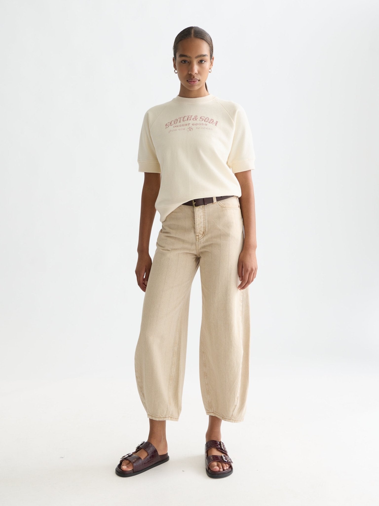 Shortsleeved Artwork Sweatshirt - Scotch & Soda South Africa