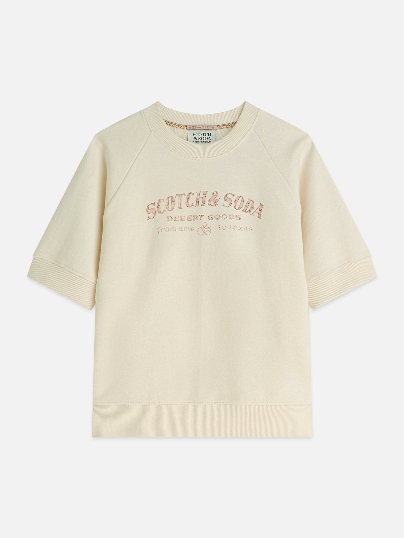 Shortsleeved Artwork Sweatshirt - Scotch & Soda South Africa