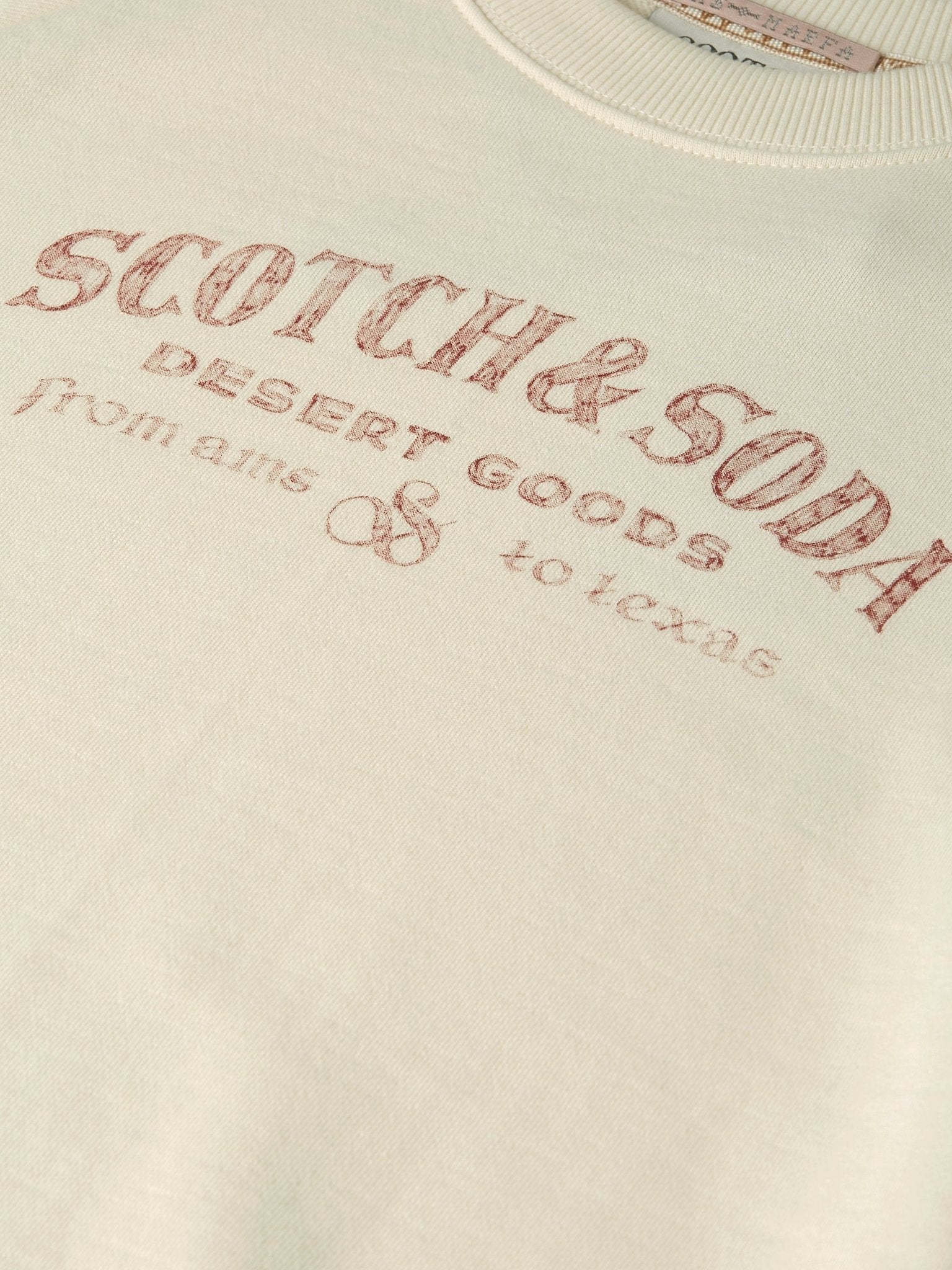Shortsleeved Artwork Sweatshirt - Scotch & Soda South Africa