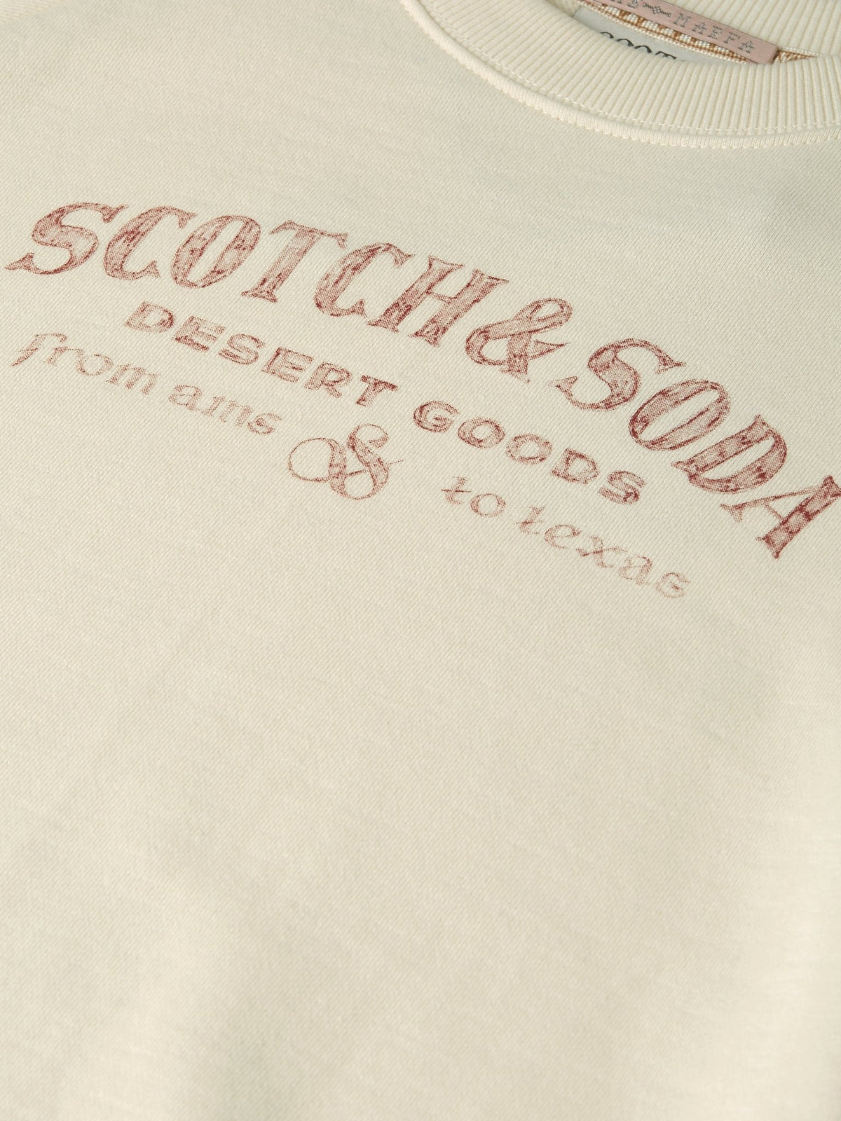 Shortsleeved Artwork Sweatshirt - Scotch & Soda South Africa