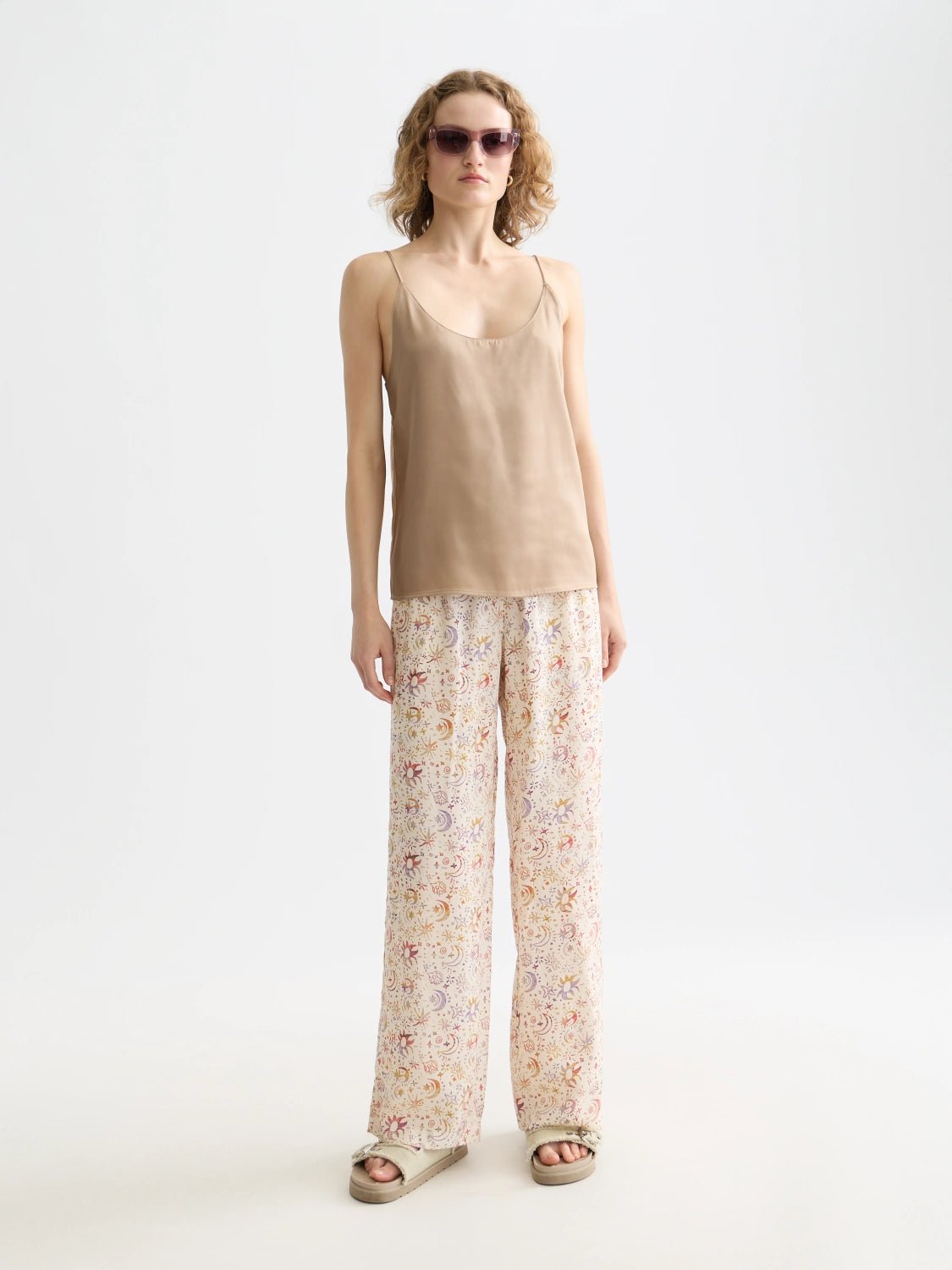 Singlet Woven Front Jersey Back Tank - Scotch & Soda South Africa