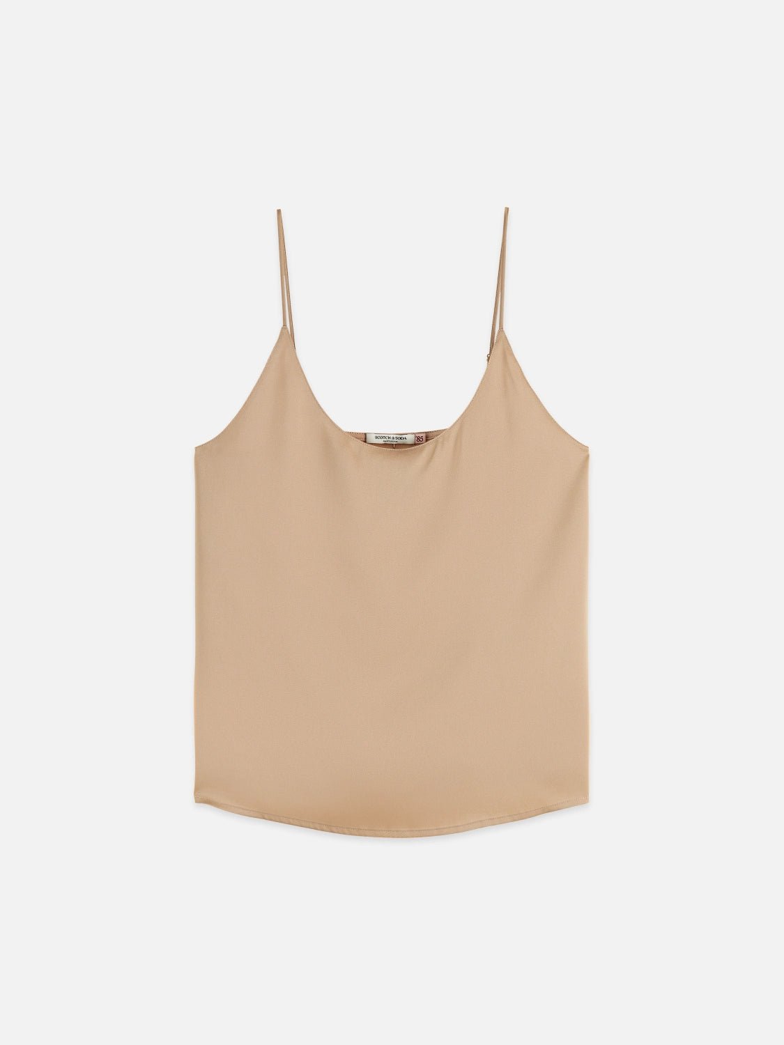 Singlet Woven Front Jersey Back Tank - Scotch & Soda South Africa