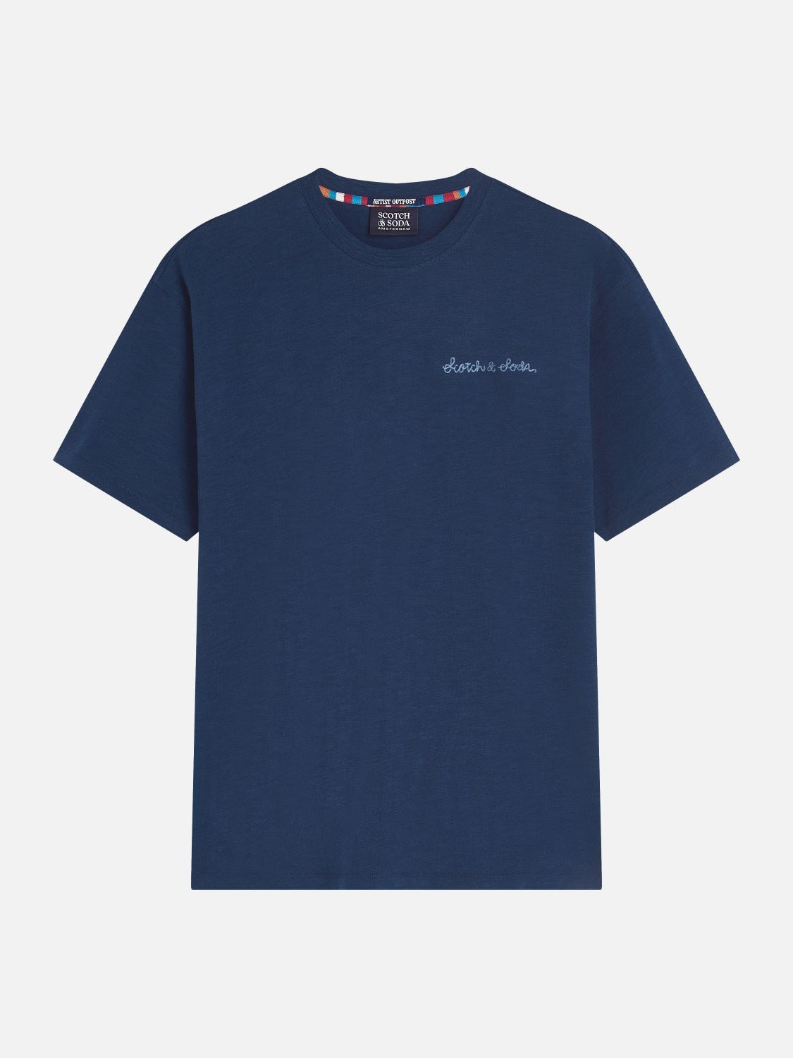 Slubyarn Chest Pocket Artwork Relaxedfit Tshirt - Scotch & Soda South Africa