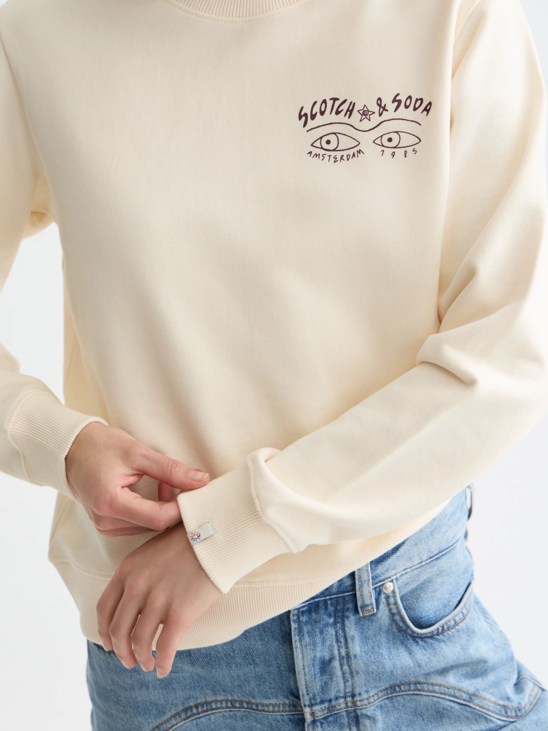 Small Artwork Regular Fit Sweatshirt - Scotch & Soda South Africa