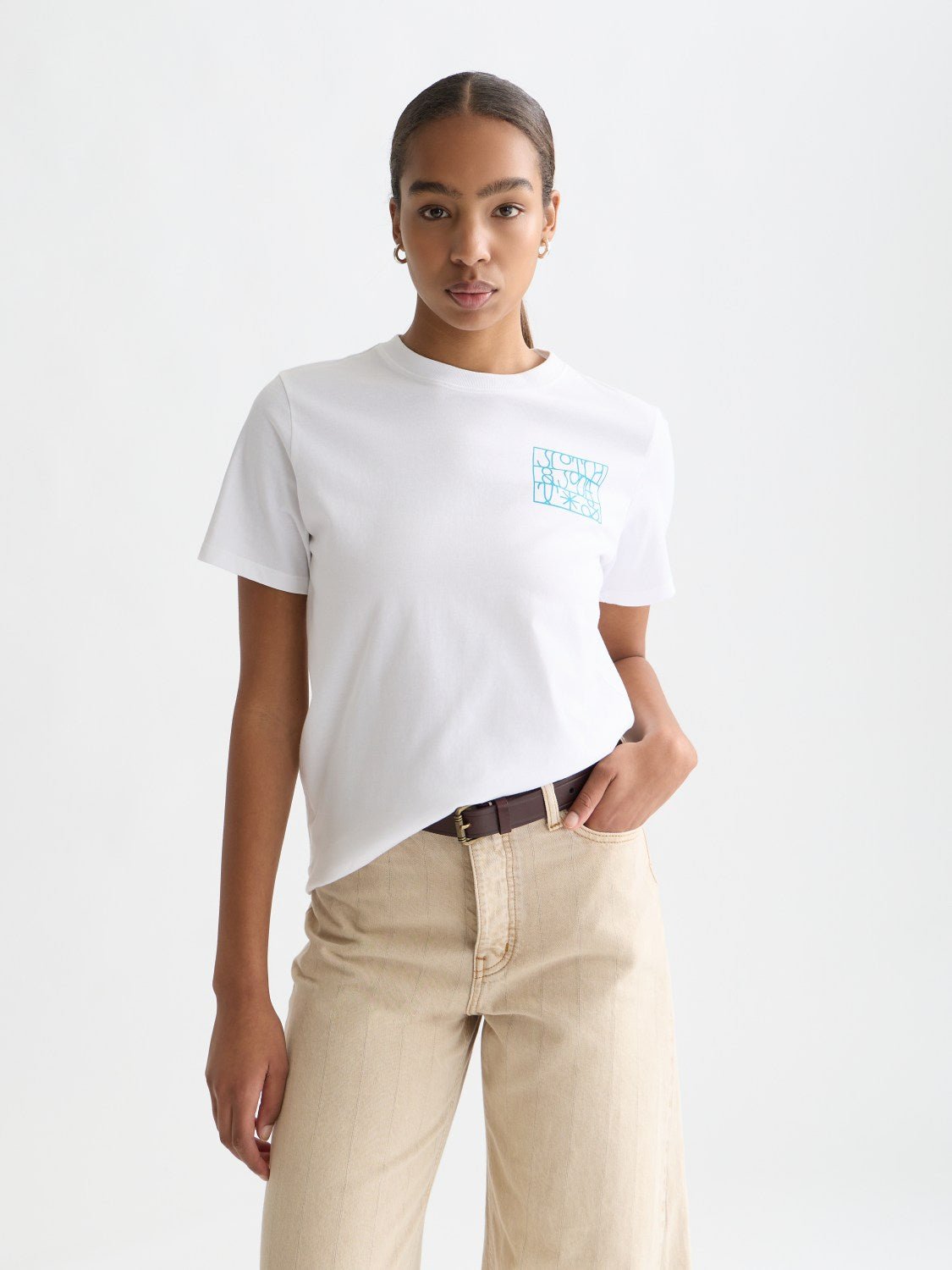 Small Artwork Regular-Fit T-Shirt - Scotch & Soda South Africa