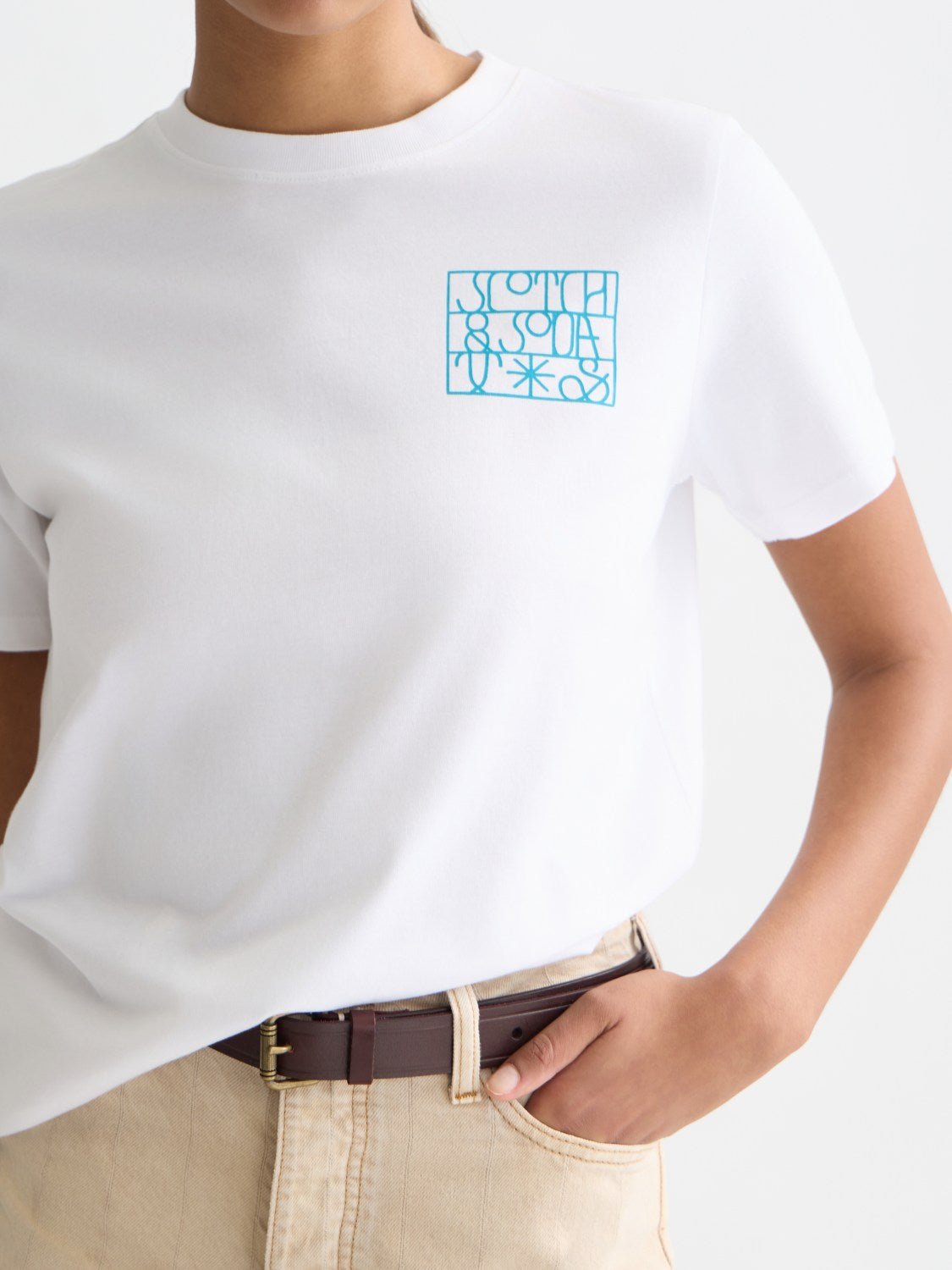 Small Artwork Regular-Fit T-Shirt - Scotch & Soda South Africa