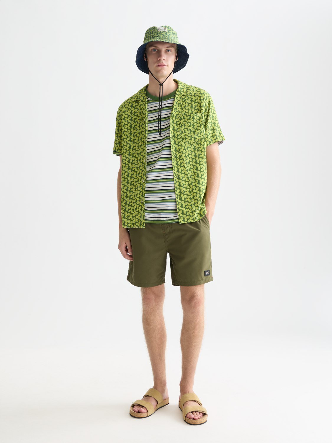 Solid Midlength Swim Shorts - Scotch & Soda South Africa