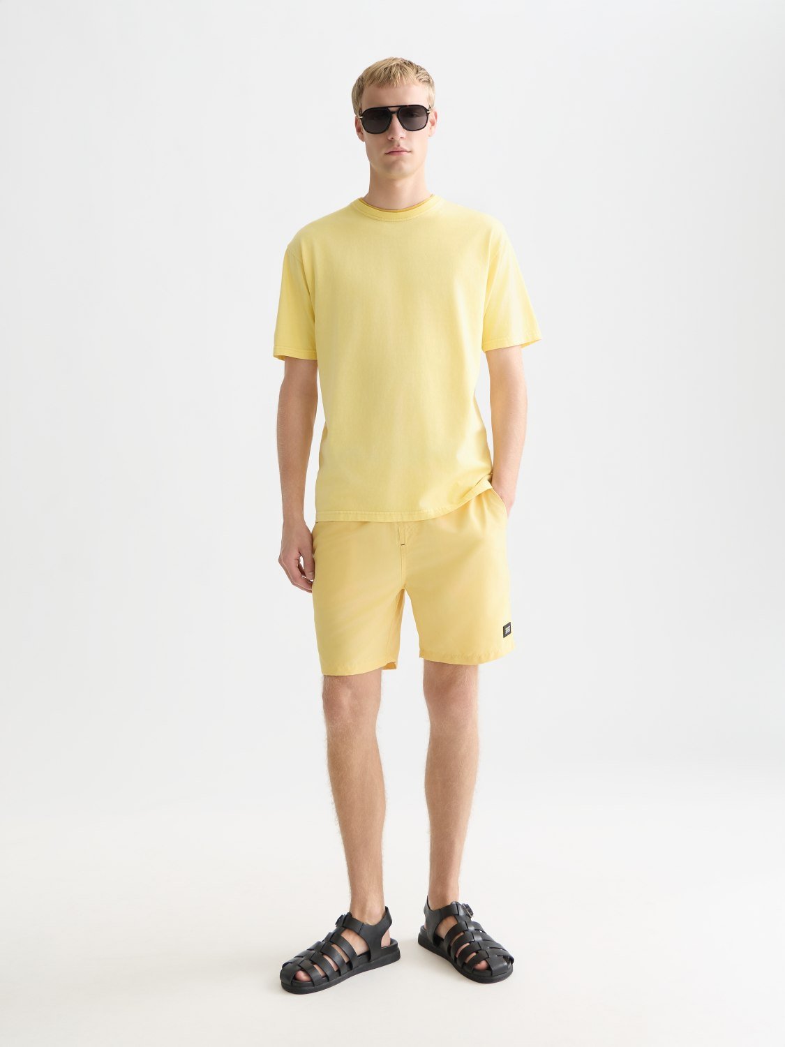 Solid Midlength Swim Shorts - Scotch & Soda South Africa
