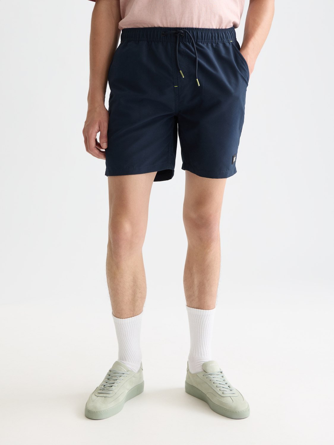 Solid Midlength Swim Shorts - Scotch & Soda South Africa